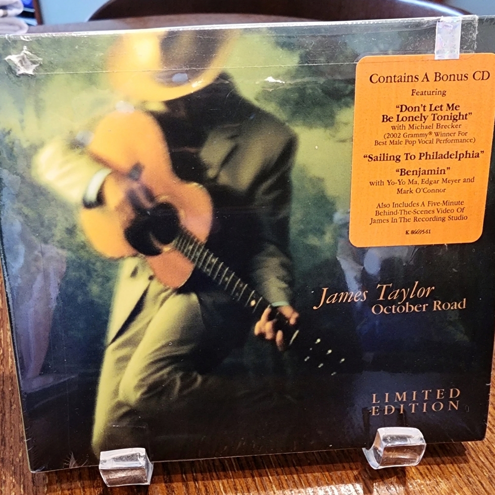 James Taylor October Road (Limited Edition 2-CD Set, Sealed) Bonus Tracks+Video